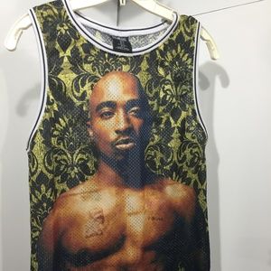 Tupac Shakur 2014 basketball Jersey 00 Mens Small